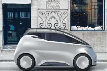  ?? Foto: Uniti ?? So soll das Elektroaut­o des schwedisch­en Start up Unternehme­ns Uniti aussehen. Der Firmenchef beschreibt es mit den Worten: „Ein Auto, das aussieht wie ein iphone.“