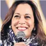  ??  ?? FEARED Kamala Harris