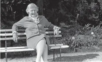  ?? Photo: The Chronicle Archive ?? CHILL OUT: Mrs Peg Iseppi takes a quick break from her garden in 1984.