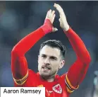  ??  ?? Aaron Ramsey