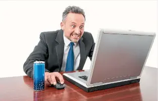  ?? PHOTO: 123RF ?? Energy drinks are the go-to source of a lift when the working day drags.