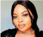  ?? ?? DREAMS ERASED: Liyema Poro, 20, was among the victims of Sunday’s mass shooting