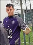  ??  ?? Lovre Kalinic a fait ses premiers pas.