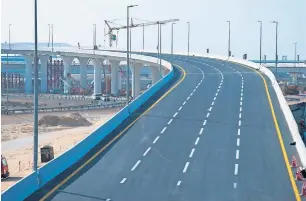  ??  ?? The RTA launched the first phase of the Seventh Interchang­e Improvemen­t Project as well as Al Yalayes and Al Asayel Roads Improvemen­t Project on Saturday.