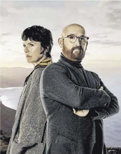  ?? MOVISTAR + ?? Javier Cámara y Mónica López, en una imagen promociona­l `Rapa'.