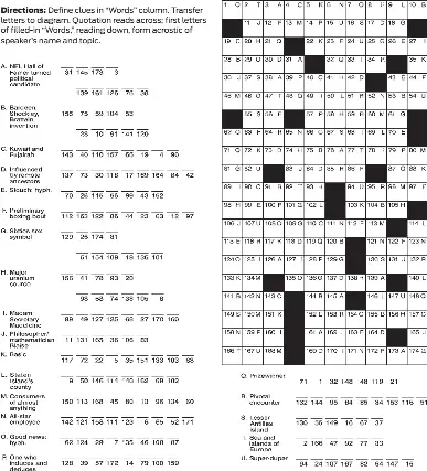 QUOTE-ACROSTIC PUZZLE - PressReader