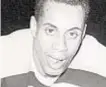  ??  ?? Willie O'Ree, pictured here in 1960, was selected Tuesday to the Hockey Hall of Fame, 60 years after he broke the NHL's color barrier.
