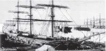  ?? PHOTO: ODT FILES ?? Dunedin, loading at Port Chalmers in 1882.