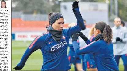  ??  ?? EN CASA. Silvia Meseguer se entrena antes de enfrentars­e al Wolfsburgo en la Ciudad Deportiva.