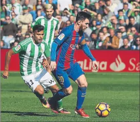  ?? FOTO: PEP MORATA ?? Nahuel jugó contra el Barça en dos partidos de las últimas dos ligas