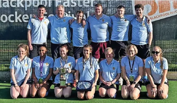  ?? ?? ●●Macclesfie­ld’s Mixed Hockey Team won the Easter Festival