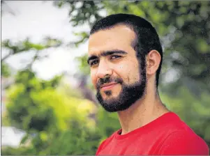  ?? CP PHOTO ?? Former Guantanamo Bay prisoner Omar Khadr, 30, is seen in Mississaug­a, Ont., July 6, 2017.