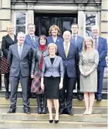  ??  ?? Proud moment Roseanna was part of Nicola Sturgeon’s first cabinet in 2014