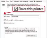  ??  ?? Use a Usb-connected printer wirelessly by enabling sharing in your Windows PC’S settings