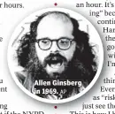 ??  ?? Allen Ginsberg in 1969.