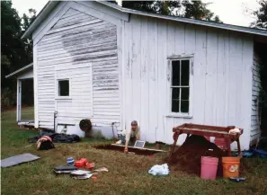  ?? Submitted photo ?? ■ Excavation­s are shown on the property at Magnolia Manor in Arkadelphi­a.