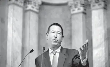  ?? Alex Brandon Associated Press ?? JOSEPH OTTING is head of the OCC. His office found some banks opened accounts without proof of consent.