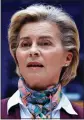  ??  ?? ROW: EU president Ursula von der Leyen