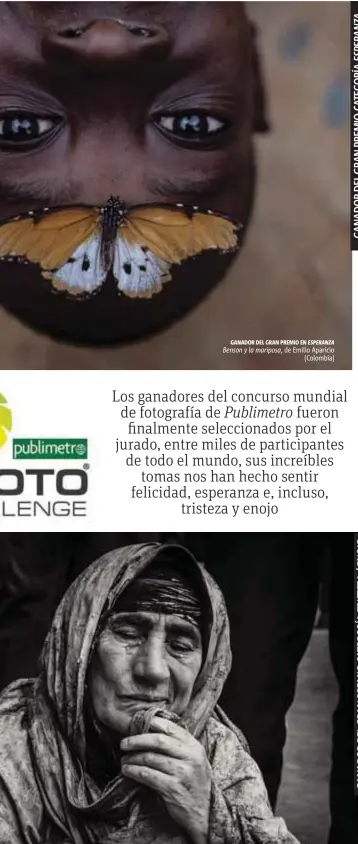  ??  ?? GANADOR DEL GRAN PREMIO EN ESPERANZA Benson y la mariposa, de Emilio Aparicio (Colombia)