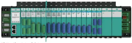  ??  ?? El sistema LB con el gateway Profinet.