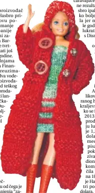  ?? DINO STANIN/ PIXSELL ?? Lutka Barbie neslužbeni je zaštitni znak Mattela