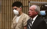  ?? Ned Gerard / Hearst Connecticu­t Media ?? Raul Eliah Valle, 16, a student at St. Joseph High School in Trumbull, faces charges of murder and three counts of first-degree assault for the May 14 stabbing death of 17-year-old James McGrath