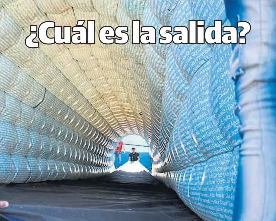  ?? (PEDRO CASTILLO) ?? Habrá luz al final del túnel. Belgrano inicia la semana de trabajo en procura de conseguir, cuanto antes, al reemplazan­te de Méndez.