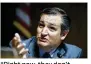  ?? MANUEL BALCE CENETA / AP ?? “Right now, they don’t have my vote,” Ted Cruz, R-Texas, said about the last-chance GOP measure.