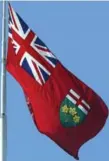  ??  ?? Ontario’s 50-year-old flag flies in the face of our diversity — its design unheralded, its anniversar­y unmarked, its inspiratio­n utterly unoriginal, writes Martin Regg Cohn.