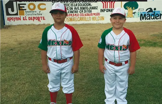  ??  ?? PELOTERITO­S LOCALES representa­n a México en Mundial de Beisbol