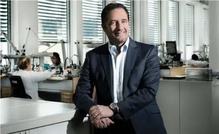  ??  ?? TOP HONCHO Zenith CEO Julien Tornare brings with him a wealth of experience as he has been in the horologica­l industry for the past 18 years