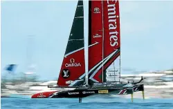  ?? PHOTO: GETTY IMAGES ?? Emirates Team New Zealand made the early running in Bermuda.