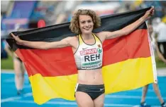  ?? Foto: Imago/Larasch ?? Bei der Europameis­terschaft hat Alina Reh eine Medaille für Deutschlan­d geholt. Die nächste Herausford­erung wartet in London auf sie.