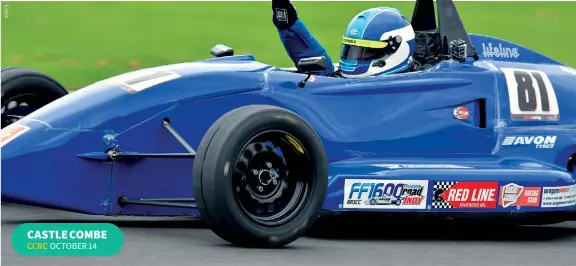  ??  ?? Fisher won Formula Ford title after starting from the back of the grid