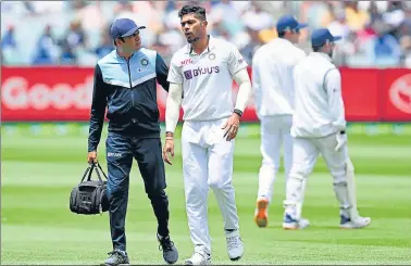  ?? GETTY ?? Umesh Yadav is making a comeback after recovering from a calf injury he picked up during the Boxing Day Test in Australia.