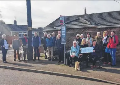  ??  ?? Bus users in Langley are angry that Arriva is cutting out their service