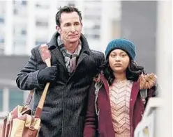  ?? ELIZABETH MORRIS/CBS ?? Noah Wyle and Aliyah Royale starred as father and daughter in the limited CBS series “The Red Line.”