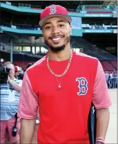  ?? File photo ?? Reigning AL MVP Mookie Betts and the Red Sox agreed to a one-year, $20-million contract Friday.