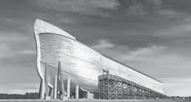  ?? PROVIDED BY ARK ENCOUNTER ?? A life-sized replica of Noah’s Ark in Williamsto­wn, Ky.