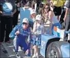  ??  ?? Scott Dixon junto a su familia.