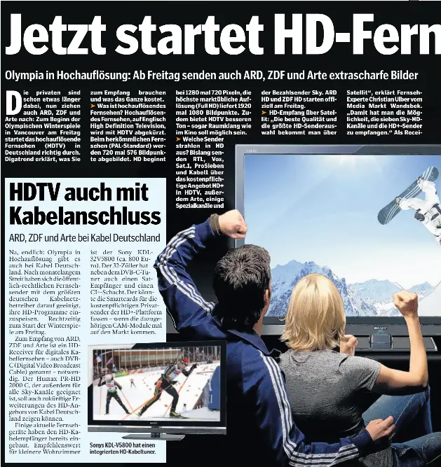 Pressreader Hamburger Morgenpost 10 02 09 Jetzt Startet Hd Fern