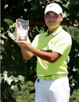  ?? CONTRIBUTE­D PHOTO ?? WITH his latest win, Miguel Tabuena seals the Order of Merit race with still a leg to play in the circuit.