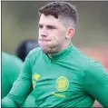  ??  ?? Ryan Christie in training for Celtic yesterday