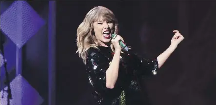  ?? EVAN AGOSTINI/THE ASSOCIATED PRESS ?? It’s not easy being a star! Superstar musician Taylor Swift dances up a storm on her new video release, Delicate, which celebrates her dream of anonymity.