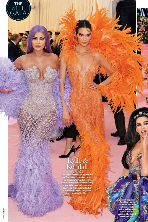 kendall and kylie purple and orange dress How I recreated Kendall and Kylie's MET Gala looks