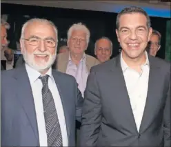  ??  ?? INFLUYENTE. Iván Savvidis y Alexis Tsipras, primer ministro griego.