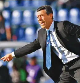  ?? AFP ?? Pedro Caixinha no ha podido darle alegrías a su afición./