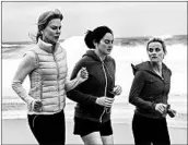  ?? HILARY BRONWYN GAYLE/HBO ?? Nicole Kidman, from left, Shailene Woodley and Reese Witherspoo­n star in HBO’s “Big Little Lies.”