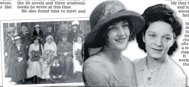  ??  ?? OTHER WIVES: Gladys (far left), Dorothy (centre) and Elizabeth