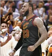  ?? Gregory Shamus Getty Images ?? LeBRON JAMES and the Lakers will face Golden State four times this season, all on national TV.